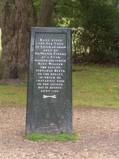 New Forest Rufus Stone Site