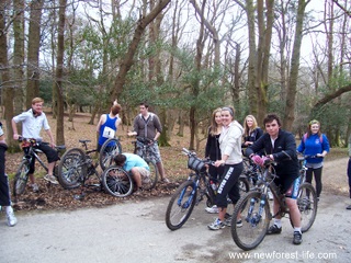 New Forest cycling Denny Wood