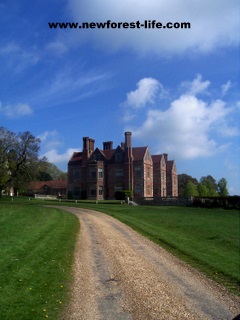 New Forest-Breamore House the drive up