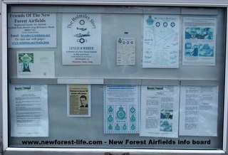 New  Forest Airfields info board