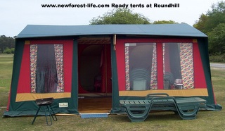 New Forest Roundhills Ready Tent with BBQ