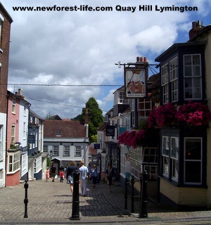 New Forest Lymington Quay Hil