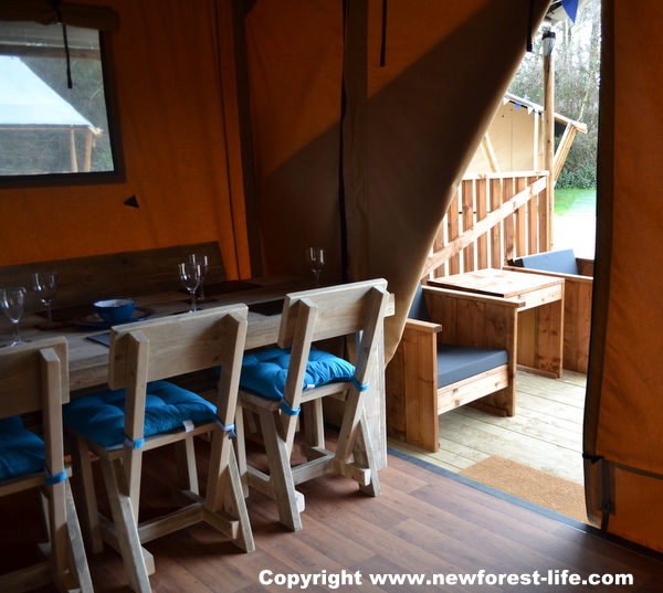 New Forest glamping luxury at Sandy Balls