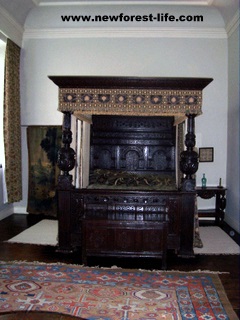 New Forest Breamore House Tudor Bedroom