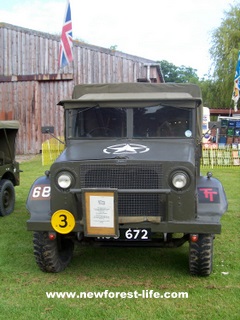 WW2 1941 Bedford MW-Shown at the Breamore Show in the colours of the 50th Division Hampshire Regiment