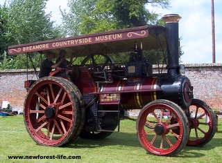 New Forest Breamore House Traction Engine