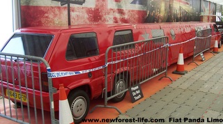 New Forest Beaulieu Top Gears Stretch Limo Fiat Panda