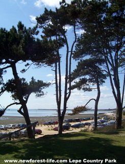 New Forest Lepe Country Park sea view