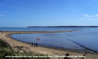 New Forest Lepe Beach