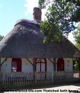New Forest Bucklers Hard Thatched Bath House