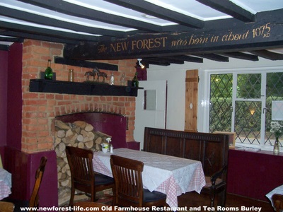 New Forest Tea Room Old Farmhouse Burley