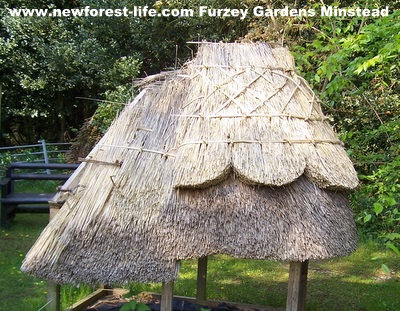 New Forest Furzey Gardens Thatching example