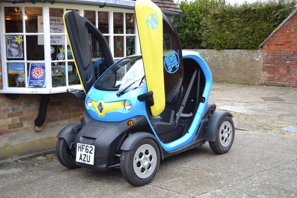 New Forest National Park Brand New Forest Twizy car