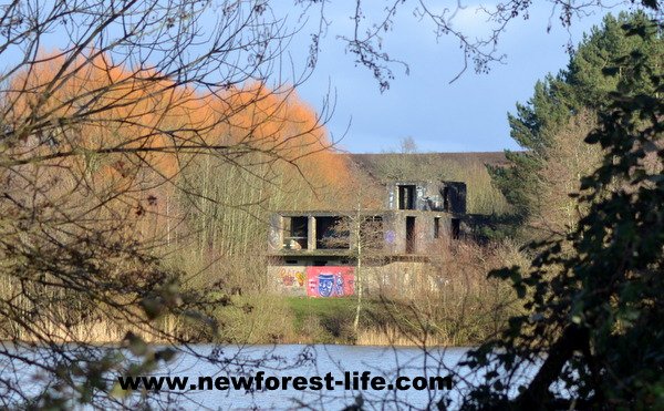 New Forest wartime memorial R.A.F. Ibsley Control Tower.